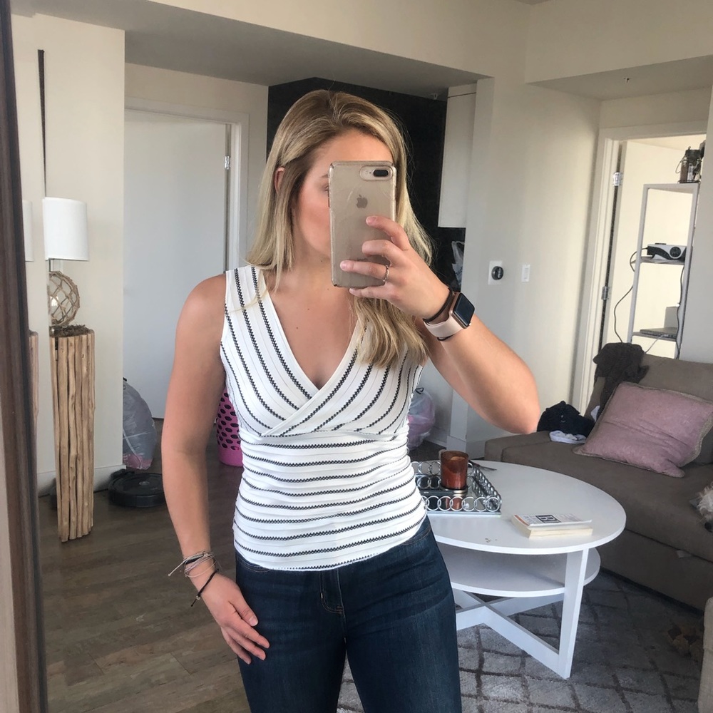 Stripped tank top